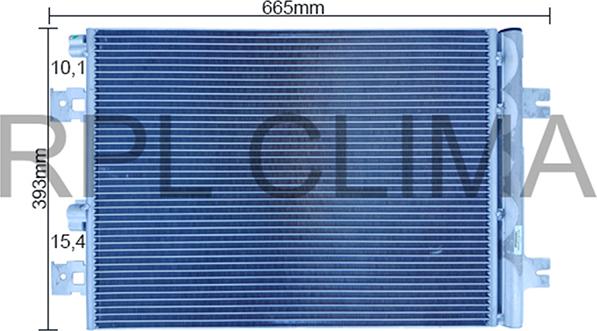 RPLQuality APCDDA5003 - Condenser, air conditioning car-mod.net