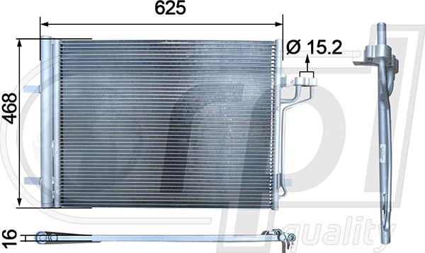 RPLQuality APCDFD5056 - Condenser, air conditioning car-mod.net