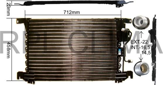 RPLQuality APCDMB5027 - Condenser, air conditioning car-mod.net