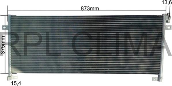 RPL QUALITY APCDVO5045 - Condenser, air conditioning car-mod.net