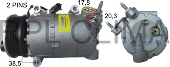 RPL QUALITY APCOFD0065 - Compressor, air conditioning car-mod.net