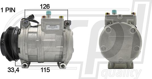 RPLQuality APCOIV5010 - Compressor, air conditioning car-mod.net