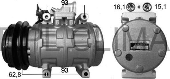 RPLQuality APCOMB0020 - Compressor, air conditioning car-mod.net