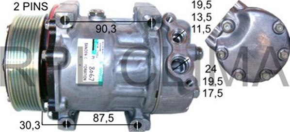 RPLQuality APCOSC0003 - Compressor, air conditioning car-mod.net