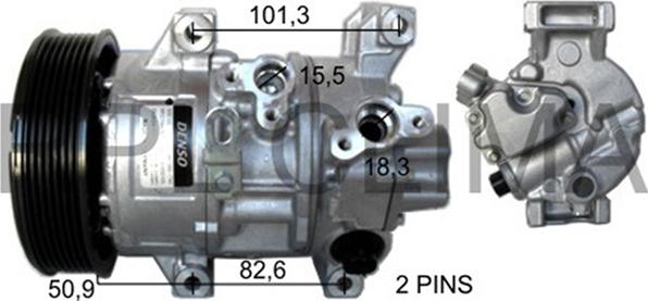 RPLQuality APCOTO0043 - Compressor, air conditioning car-mod.net