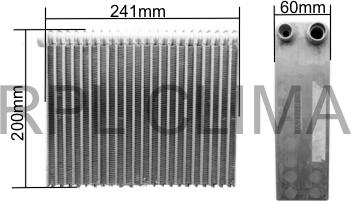 RPLQuality APEVCI5021 - Evaporator, air conditioning car-mod.net