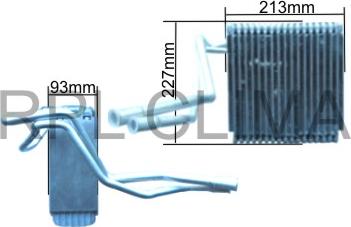 RPLQuality APEVFD5012 - Evaporator, air conditioning car-mod.net