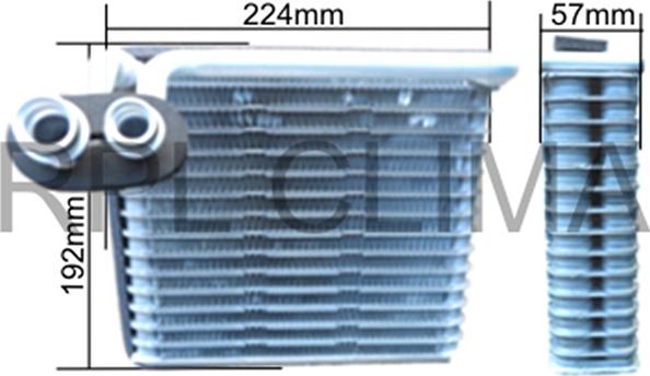 RPLQuality APEVFT0026 - Evaporator, air conditioning car-mod.net