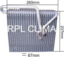 RPLQuality APEVOP5010 - Evaporator, air conditioning car-mod.net