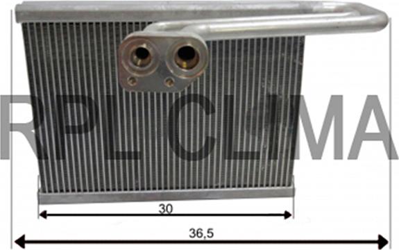 RPL QUALITY APEVVO5019 - Evaporator, air conditioning car-mod.net