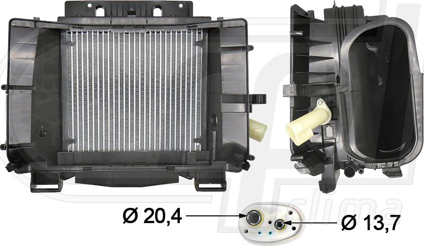 RPL QUALITY APEVVO0023 - Evaporator, air conditioning car-mod.net