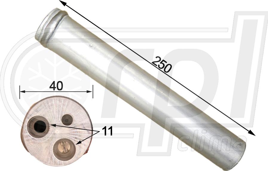 RPL QUALITY APFLCH0023 - Dryer, air conditioning car-mod.net