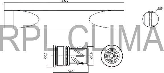 RPLQuality APFLCI0032 - Dryer, air conditioning car-mod.net