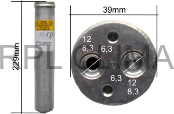 RPL QUALITY APFLMI0009 - Dryer, air conditioning car-mod.net