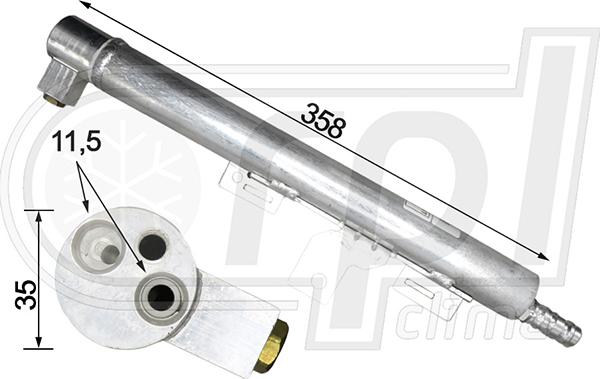 RPLQuality APFLVO0023 - Dryer, air conditioning car-mod.net