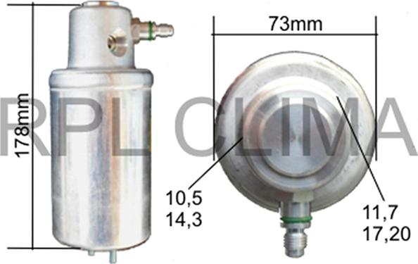 RPLQuality APFLVW0001 - Dryer, air conditioning car-mod.net
