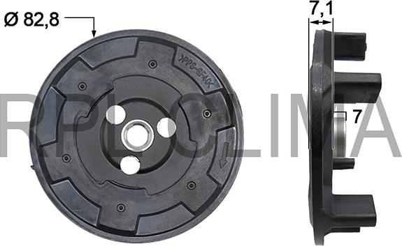 RPLQuality APPEND0008 - Coil, magnetic-clutch compressor car-mod.net