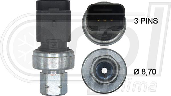 RPL QUALITY APPRCI0011 - Pressure Switch, air conditioning car-mod.net
