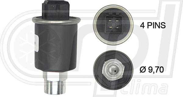 RPLQuality APPRVW0009 - Pressure Switch, air conditioning car-mod.net
