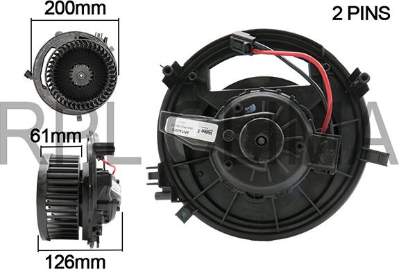 RPLQuality APVTAU0016 - Electric Motor, interior blower car-mod.net