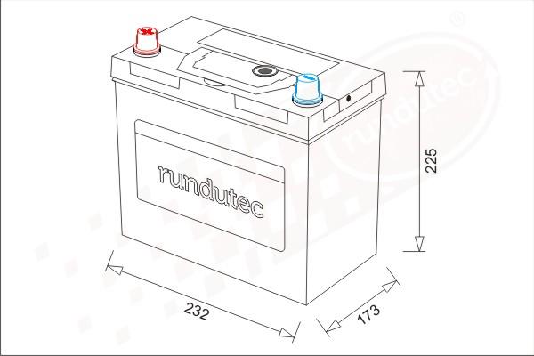 RUTEC RNU065LCN - Starter Battery car-mod.net
