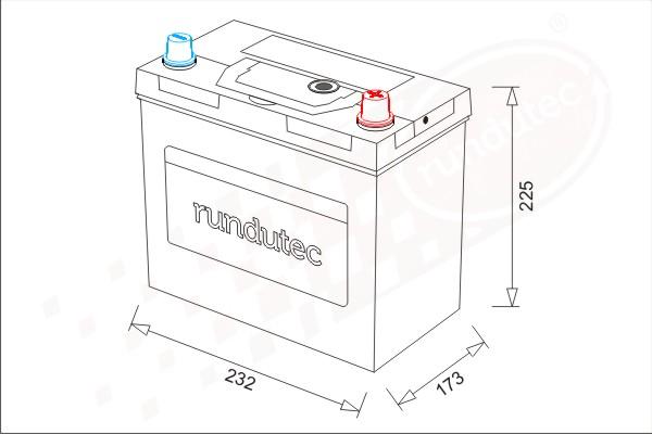RUTEC RNU065RCN - Starter Battery car-mod.net