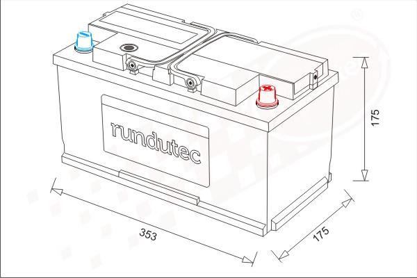RUTEC RNU088RKN - Starter Battery car-mod.net