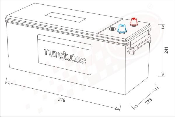 RUTEC RNU230RML-EFB - Starter Battery car-mod.net