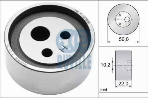 Ruville 55500 - Tensioner Pulley, timing belt car-mod.net