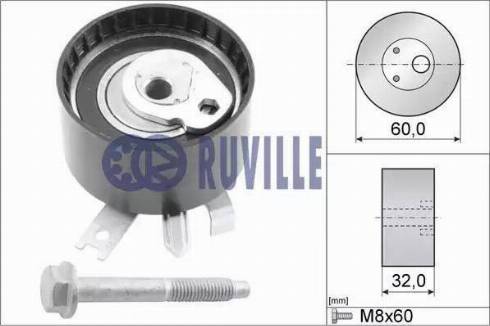 Ruville 55581 - Tensioner Pulley, timing belt car-mod.net