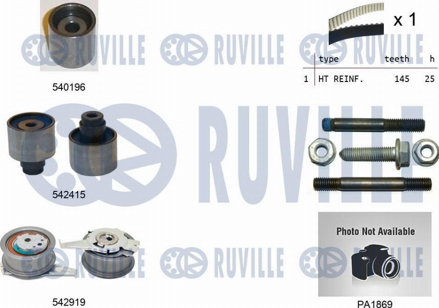 Ruville 5504983 - Water Pump & Timing Belt Set car-mod.net
