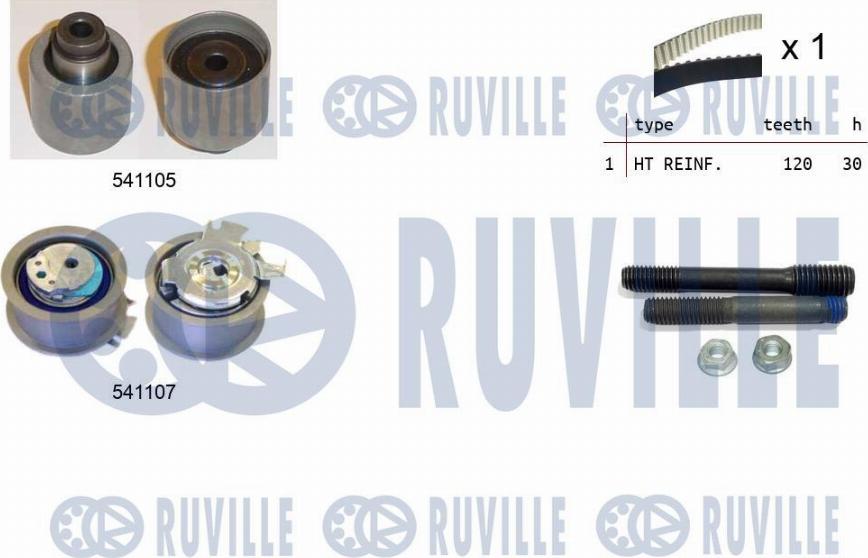 Ruville 550061 - Timing Belt Set car-mod.net