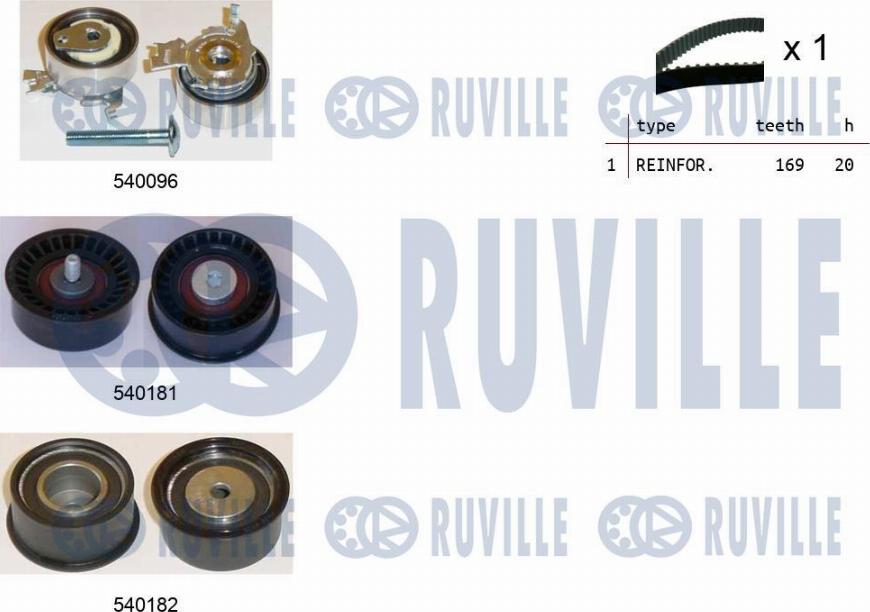 Ruville 550002 - Timing Belt Set car-mod.net