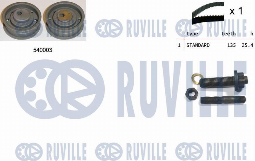 Ruville 550071 - Timing Belt Set car-mod.net