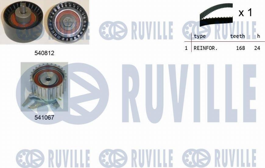 Ruville 550144 - Timing Belt Set car-mod.net