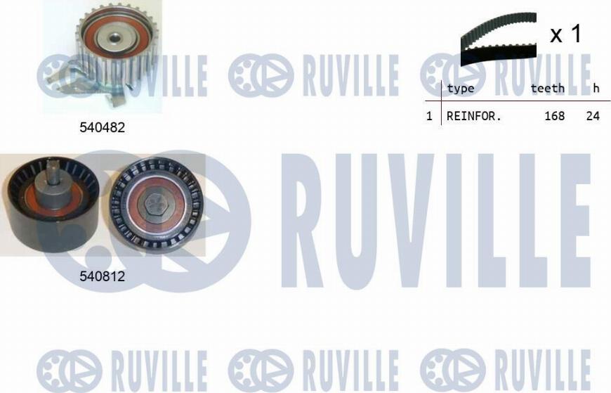 Ruville 550141 - Timing Belt Set car-mod.net