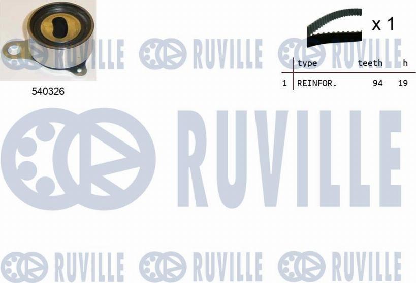 Ruville 550162 - Timing Belt Set car-mod.net