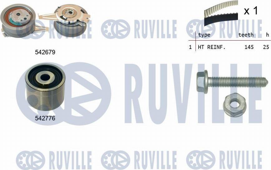 Ruville 550391 - Timing Belt Set car-mod.net