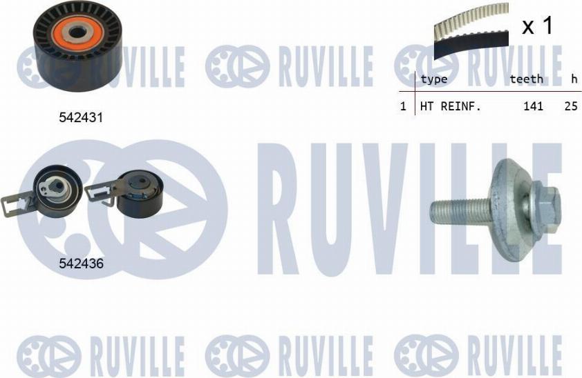 Ruville 550368 - Timing Belt Set car-mod.net