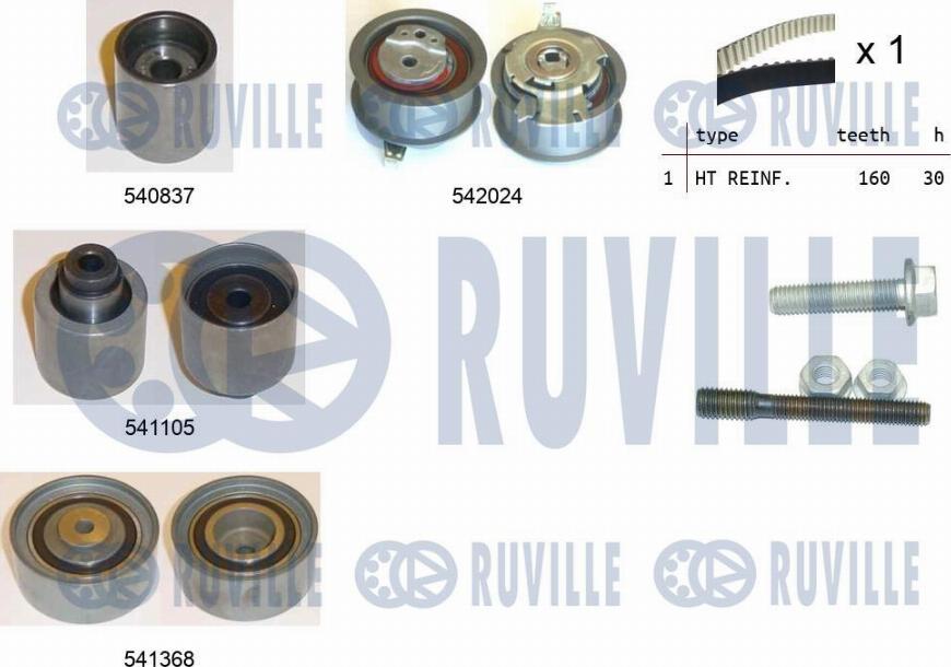Ruville 550305 - Timing Belt Set car-mod.net