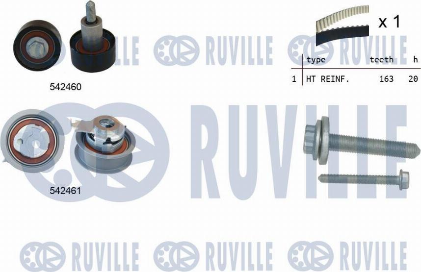 Ruville 550384 - Timing Belt Set car-mod.net