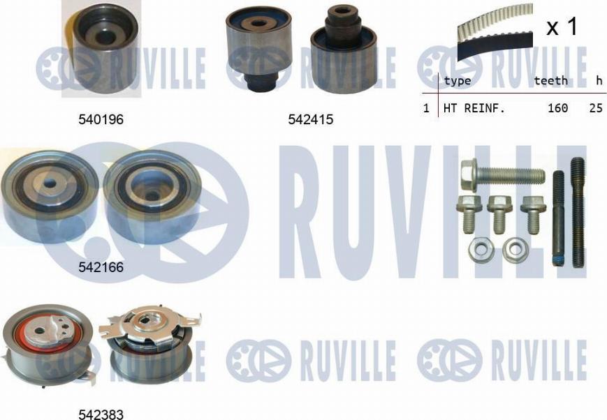 Ruville 550335 - Timing Belt Set car-mod.net