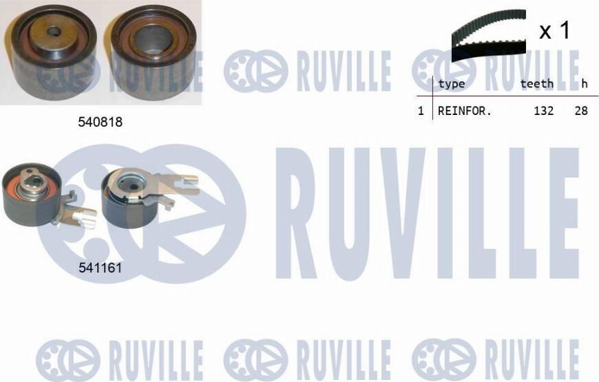Ruville 550326 - Timing Belt Set car-mod.net