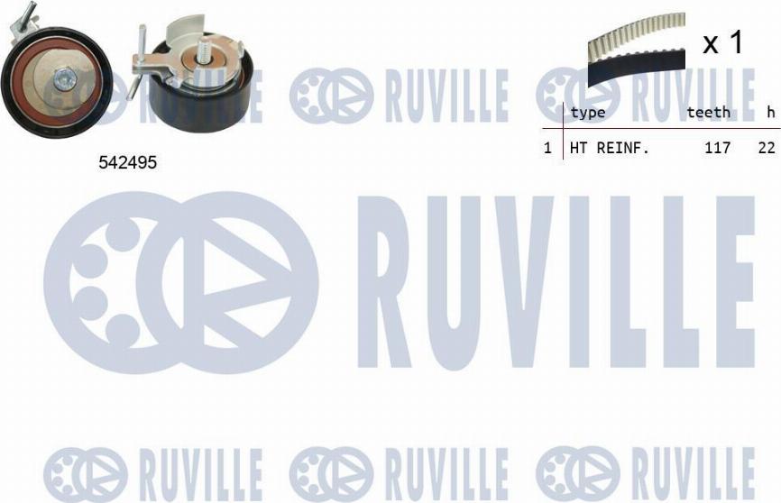Ruville 550374 - Timing Belt Set car-mod.net