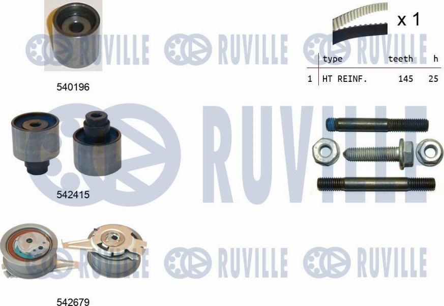 Ruville 550376 - Timing Belt Set car-mod.net