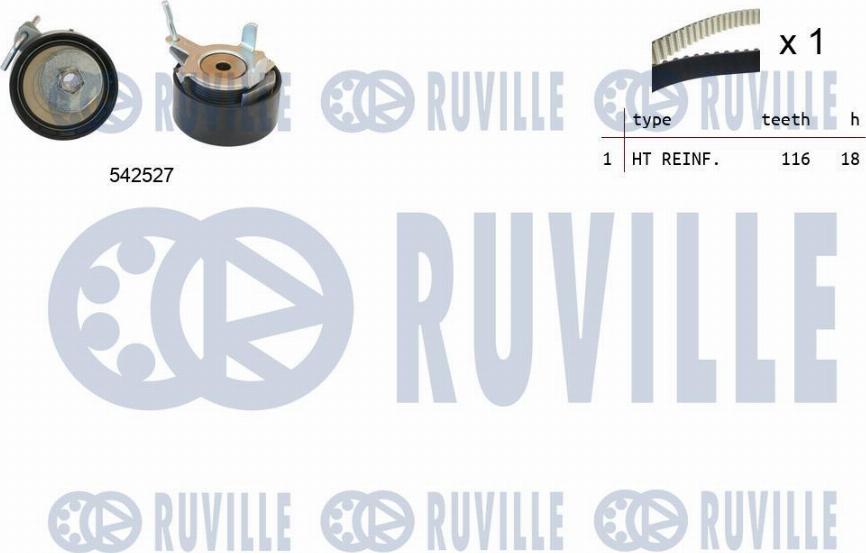 Ruville 550373 - Timing Belt Set car-mod.net