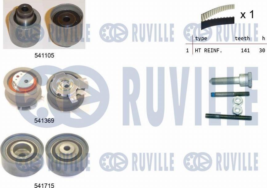 Ruville 550299 - Timing Belt Set car-mod.net