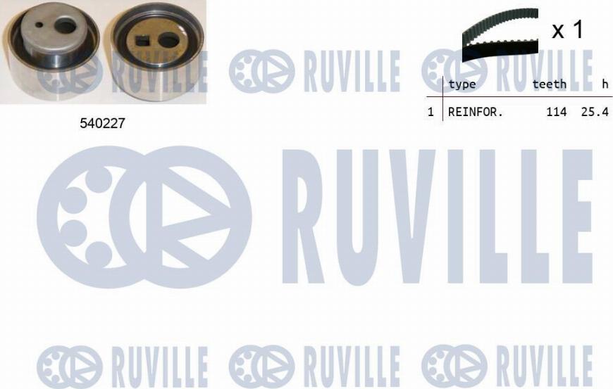 Ruville 550218 - Timing Belt Set car-mod.net