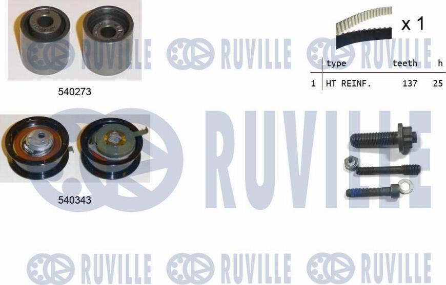 Ruville 550226 - Timing Belt Set car-mod.net