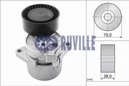 Ruville 55123 - Belt Tensioner, v-ribbed belt car-mod.net